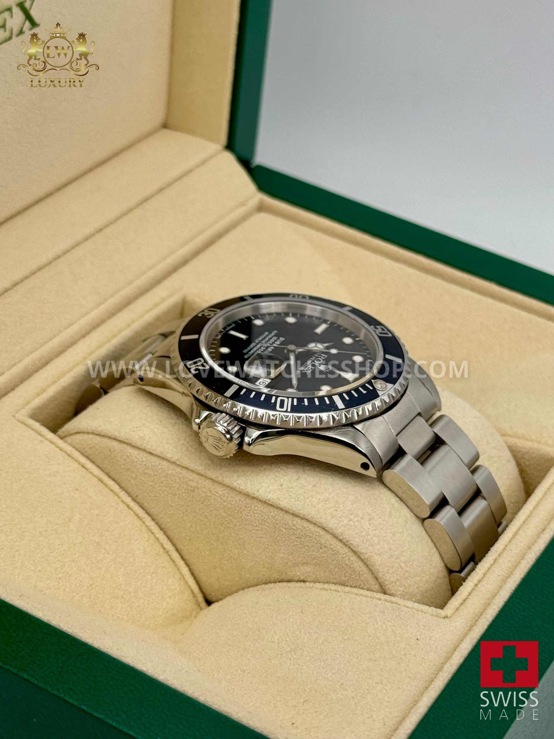 Rolex Submariner 40mm 16800 Stainless Steel Black Dial - الصورة 6