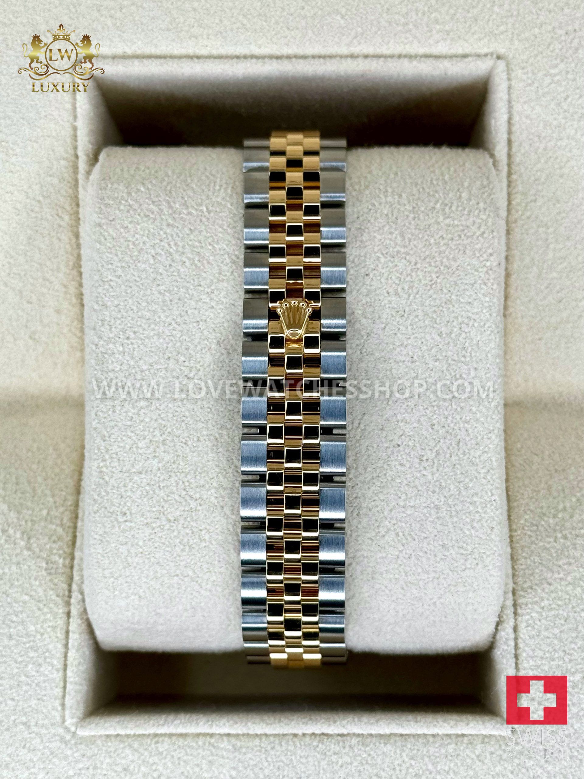 Rolex Lady Datejust 28mm 279173 Jubilee Silver Dial - الصورة 4