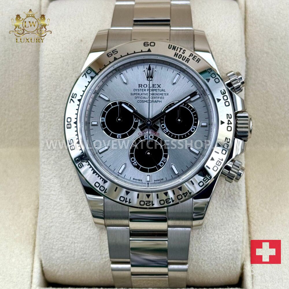 Rolex Daytona 40mm 126509 White Steel Silver Ghost Dial