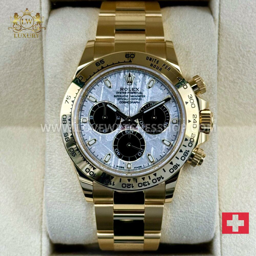 Rolex Daytona 40mm 116508 Yellow Steel Meteorite Dial