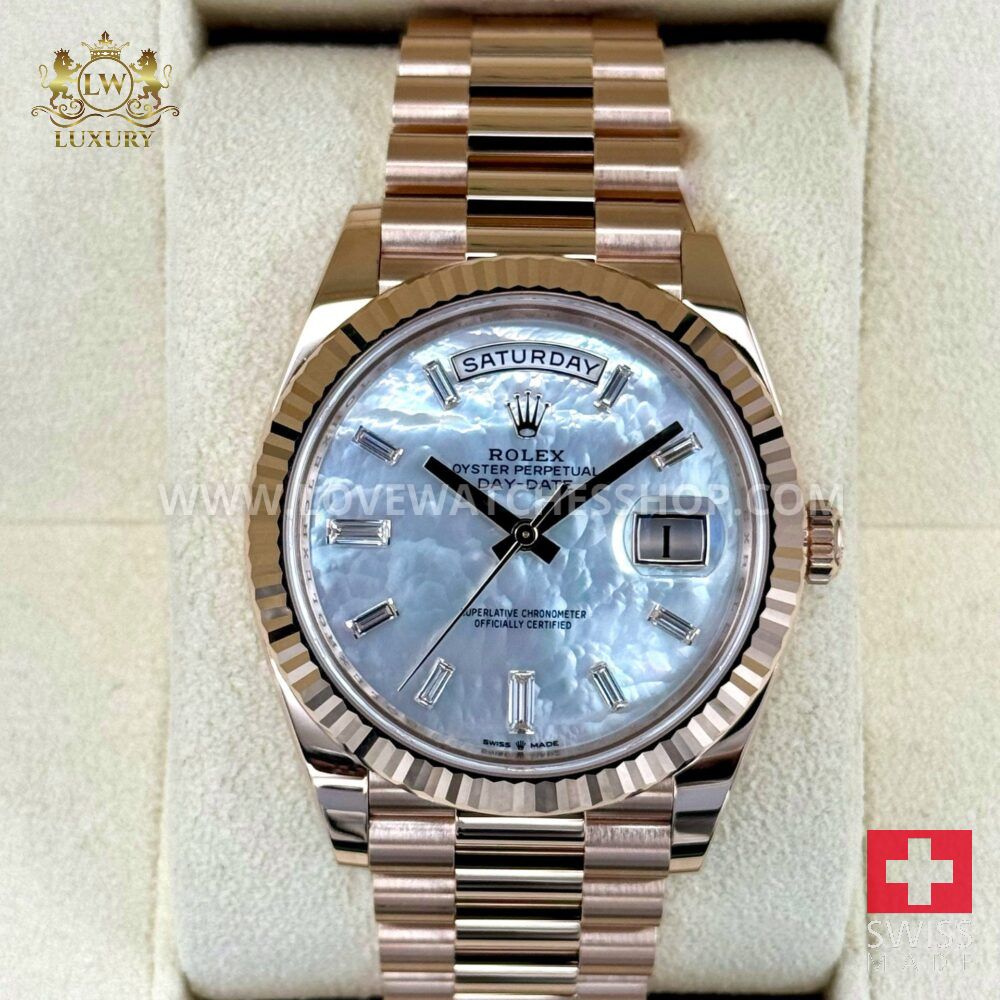 Rolex Day-Date 40mm 228235 Rose Steel