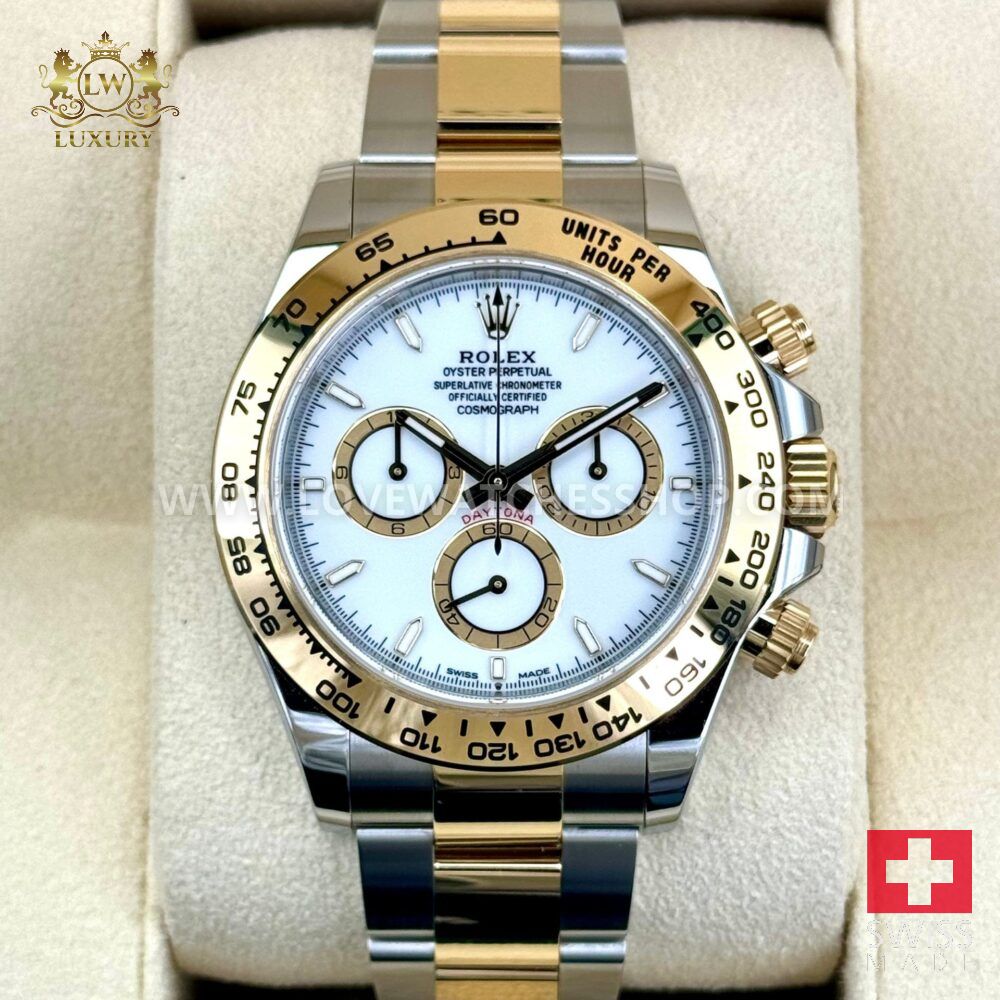 Rolex Daytona 40mm 126503 Two-Tone White Dial