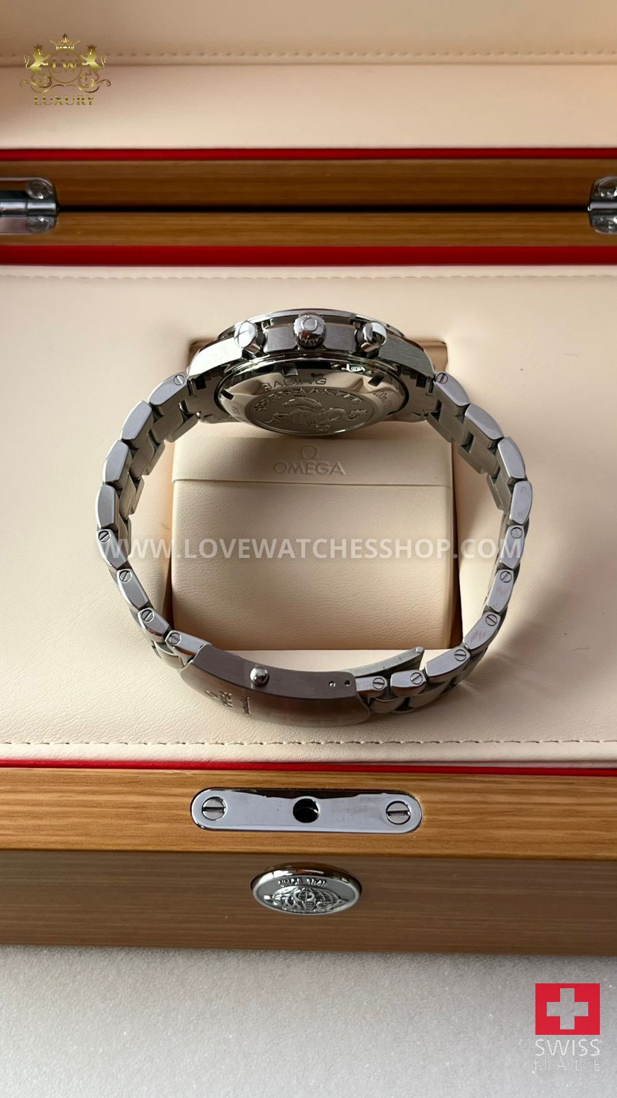 SPEEDMASTER RACING CO-AXIAL CHRONOGRAPH WHITE PANDA DIAL 40mm - Image 4