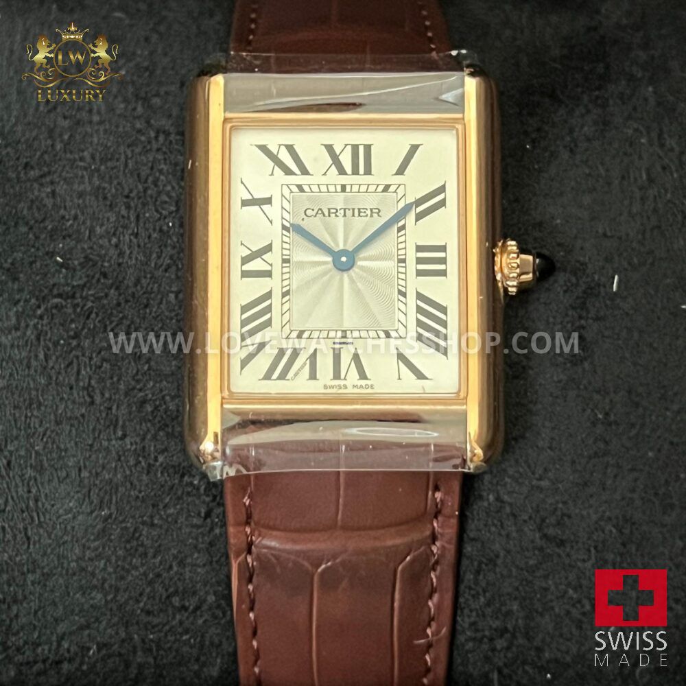 Cartier Tank Louis Cartier New 2025 Large Steel 33mm Hand Wound WGTA0011