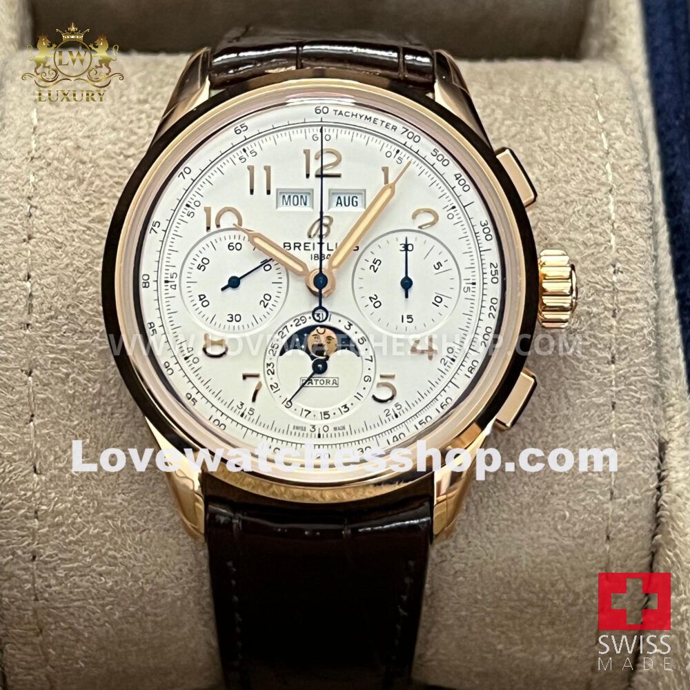 Breitling Premier B25 Datora New 2025 Calendar Moon Phase Chronograph Steel 42mm RB2510371G1P1