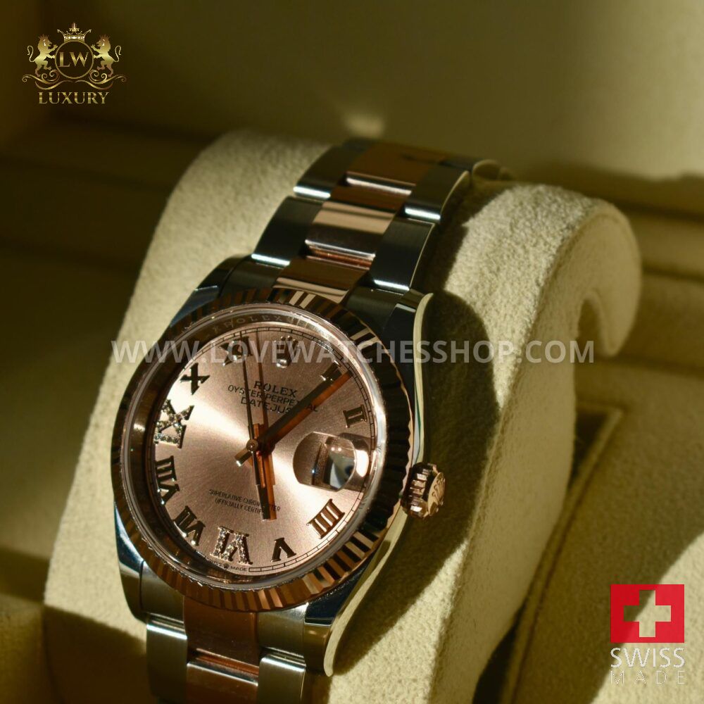 Rolex Datejust 36 2025 Rose Steel with