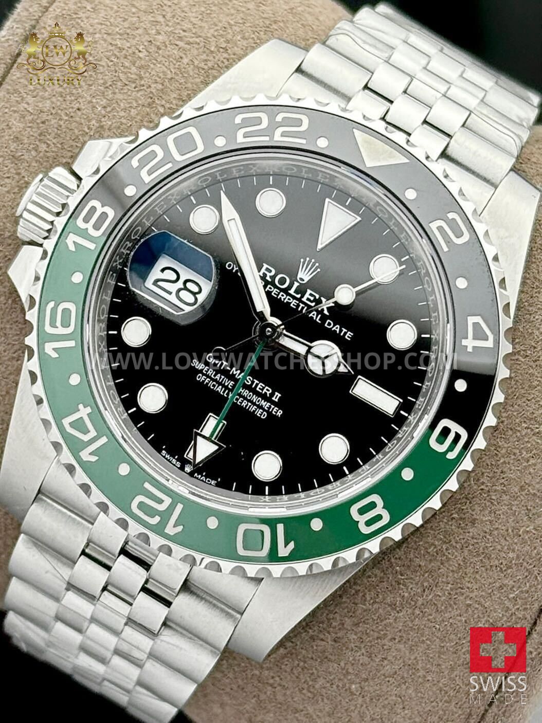 Rolex GMT-Master II 40mm “Sprite” Jubilee Bracelet - Image 3