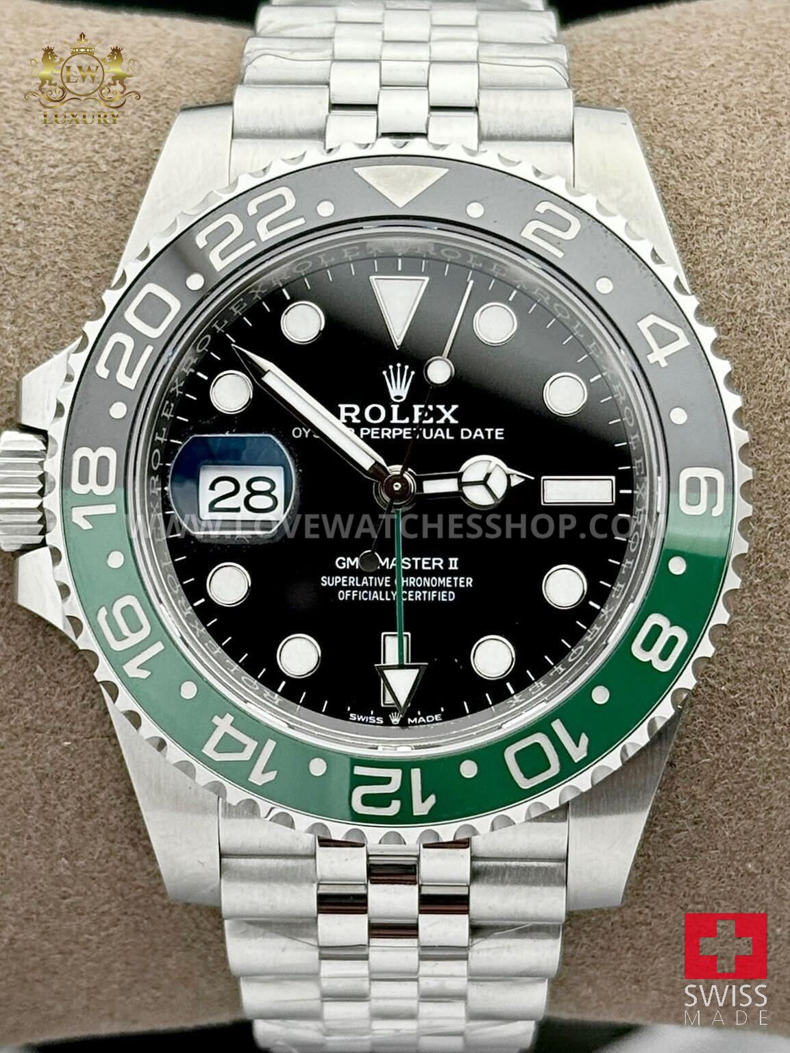 Rolex GMT-Master II 40mm “Sprite” Jubilee Bracelet