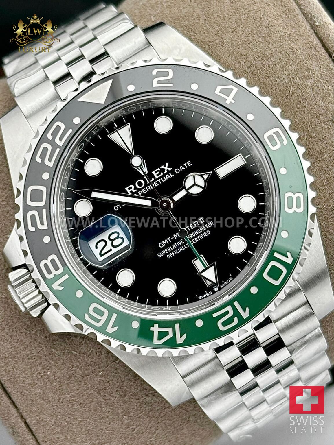 Rolex GMT-Master II 40mm “Sprite” Jubilee Bracelet - Image 2