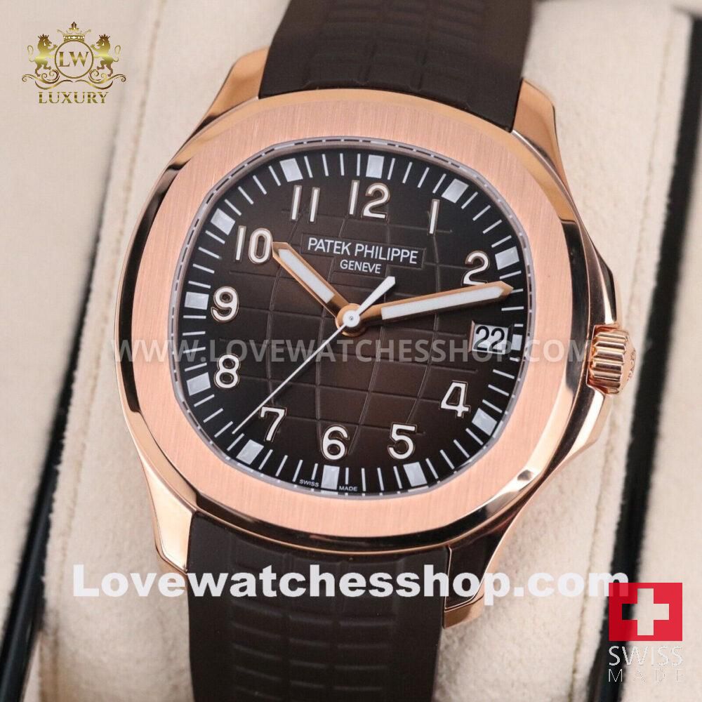 Patek Philippe Aquanaut Rose Steel Brown 40mm Sport 5167R 5167R-001