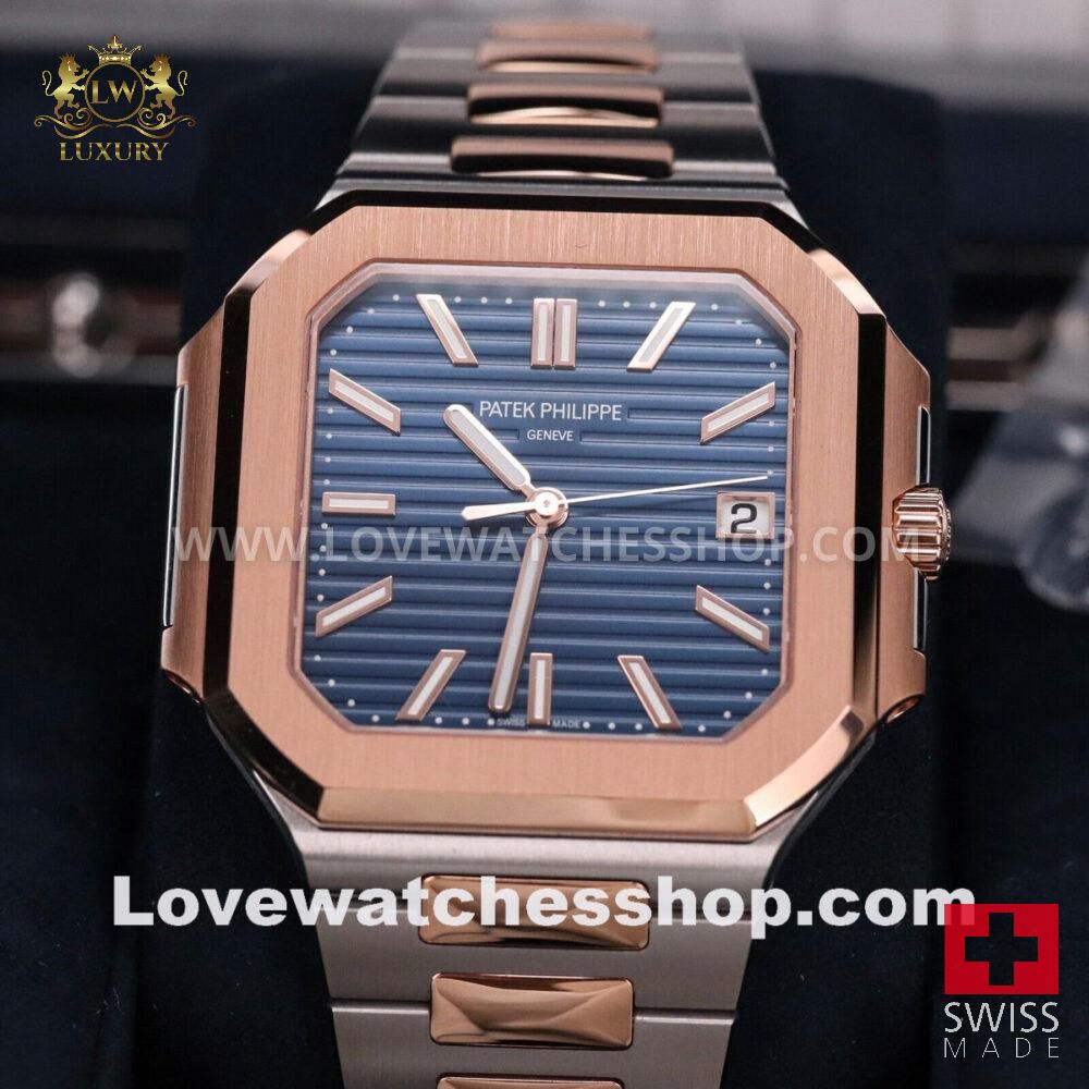 Patek Philippe Cubitus 2024 NEW 45mm Two Tone Steel Rose Steel Blue 5821/1AR