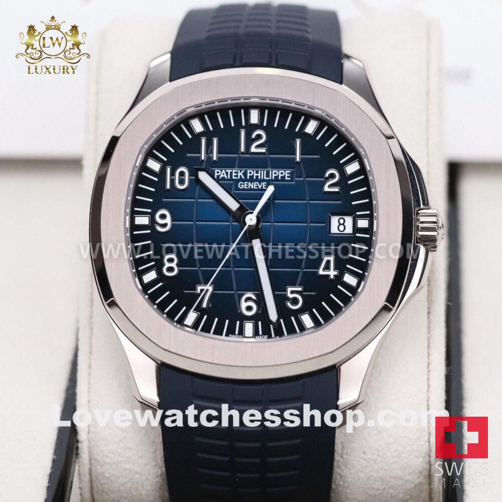 Patek Philippe Aquanaut Unworn White Steel Blue Dial 42mm - 5168G-001 5168G