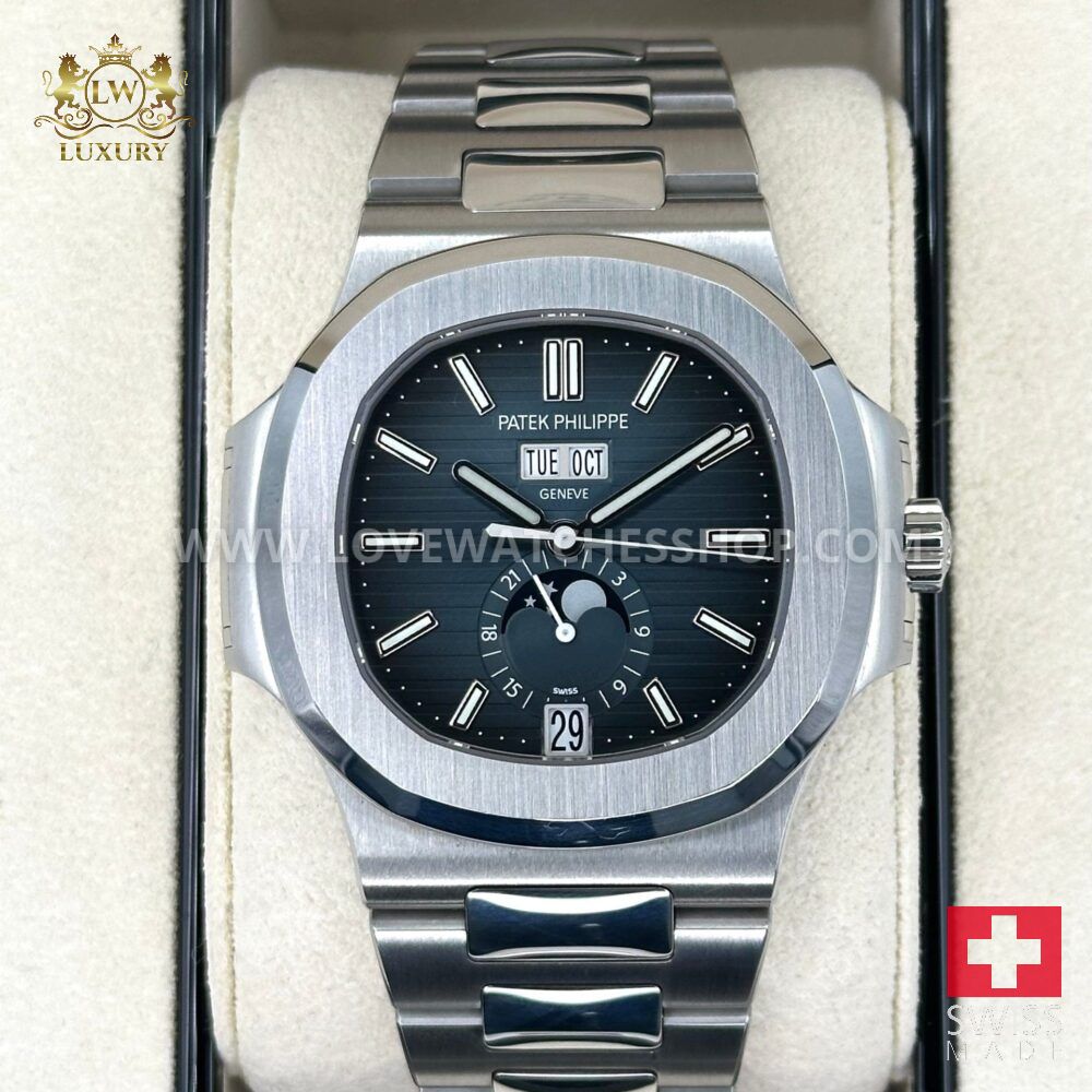 Patek Philippe 5726/1A-014 Nautilus Moonphase Blue Dial