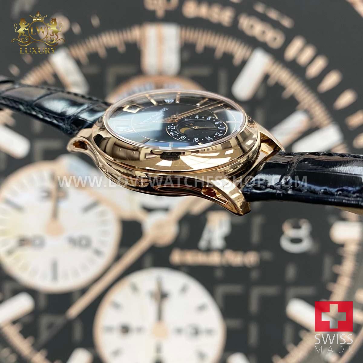 Patek Philippe Annual Calendar Complication 40mm 5205R Black Dial - الصورة 6