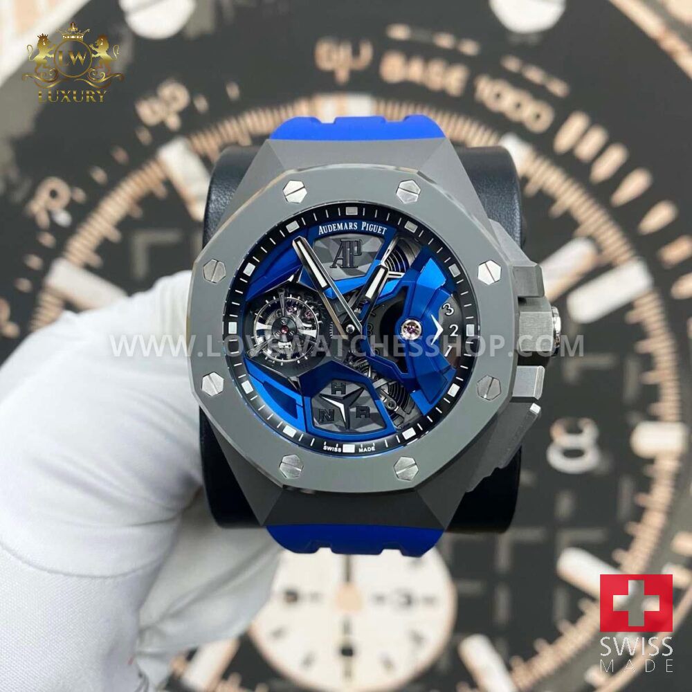 Audemars Piguet Royal Oak Concept Flying Tourbillon GMT 44mm 26589IO.OO.D030CA.01 Openworked Dial