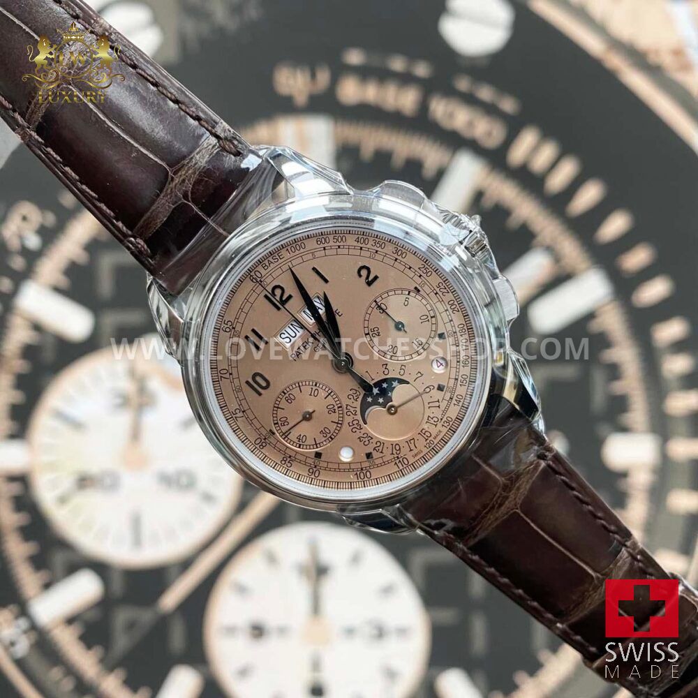 Patek Philippe Grand Complications Perpetual Calendar Chronograph 41mm 5270P Golden Opaline Dial