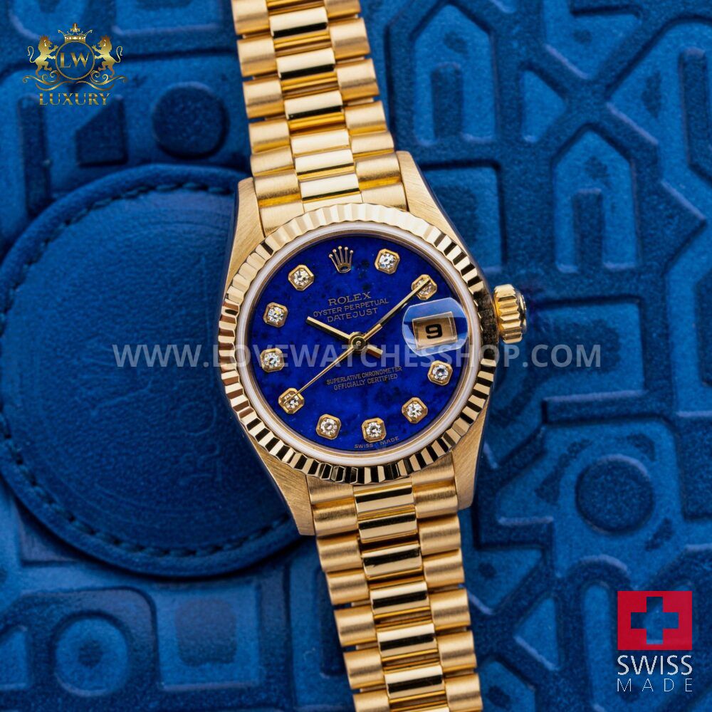 Rolex Lady-Datejust 26mm Lapis Lazuli Stone Dial - Ref. 79178