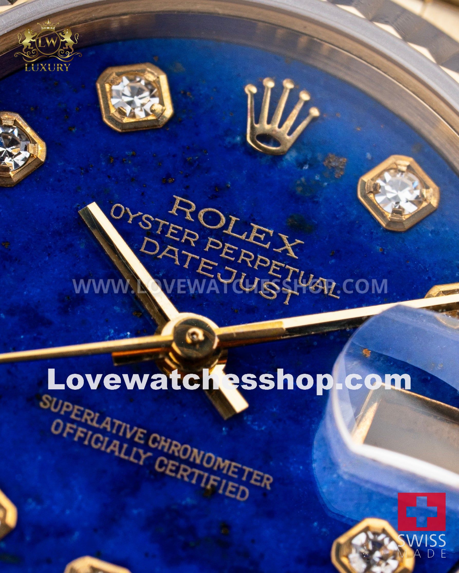 Rolex Lady-Datejust 26mm Lapis Lazuli Stone Dial - Ref. 79178 - الصورة 2
