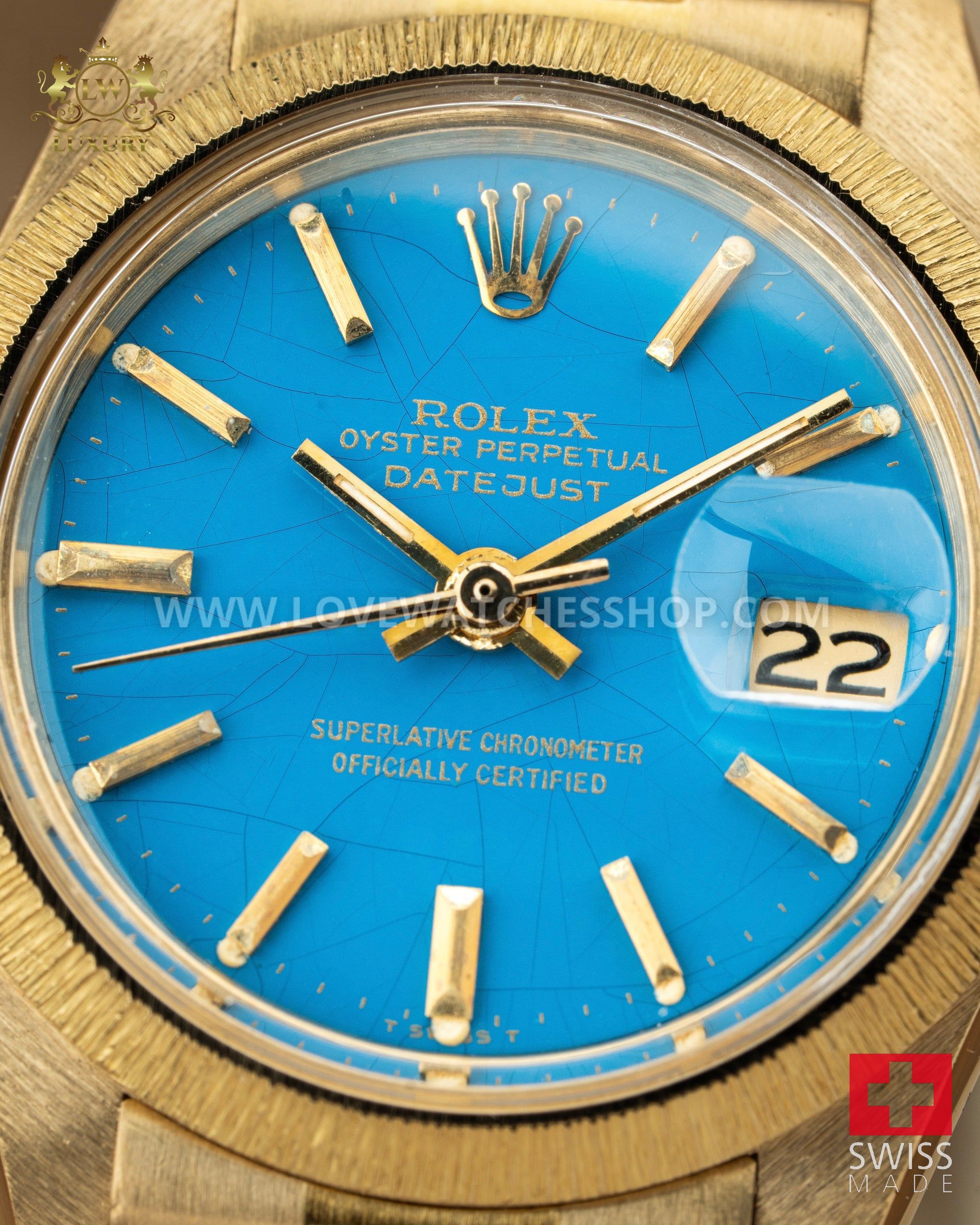 Rolex Lady-Datejust 26mm Bark Blue Stella Dial - Ref. 6927 - Image 2