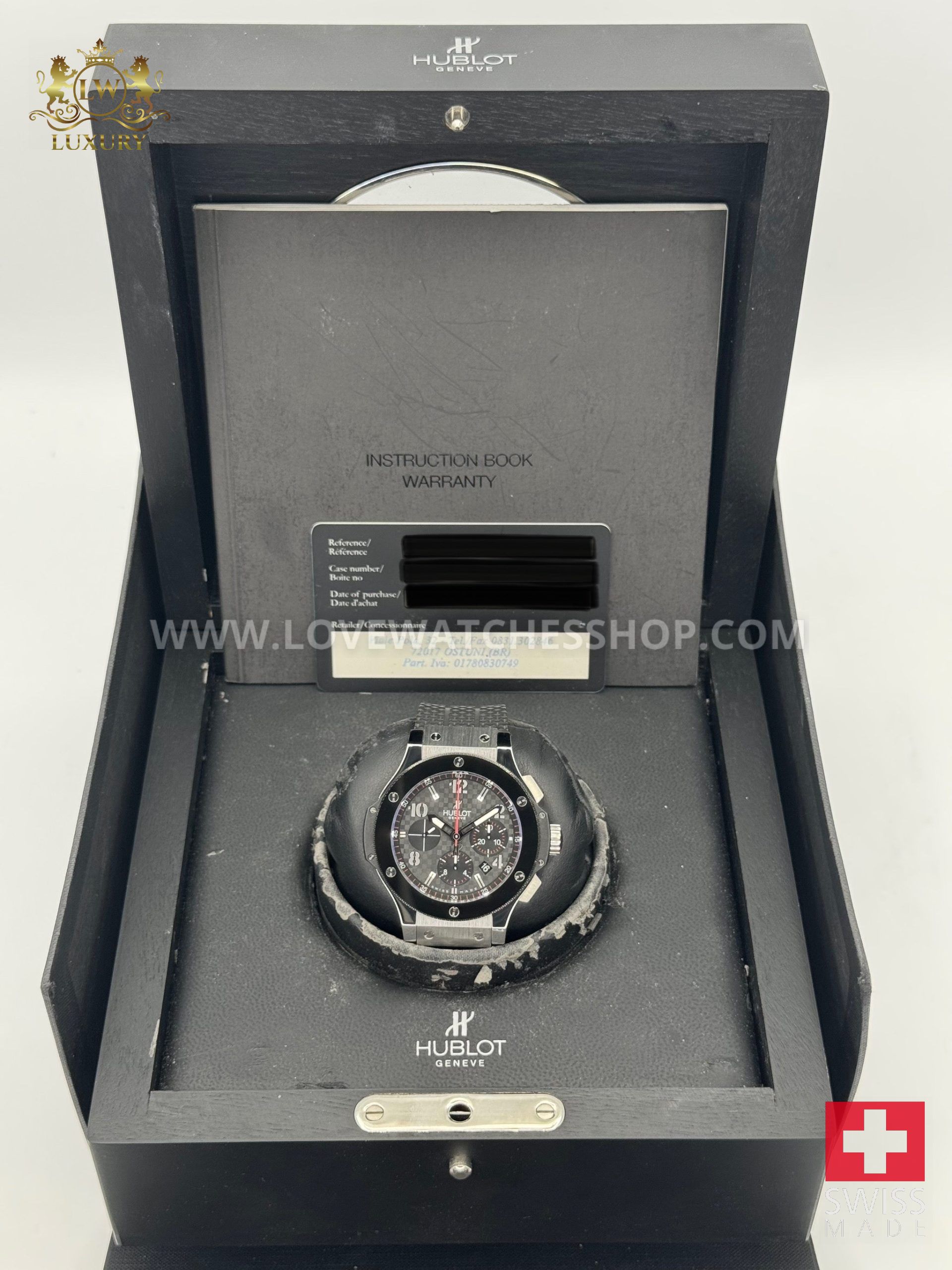 Big Bang Chronograph Steele Ceramic 44mm Stainless Steel Black Dial - Image 10