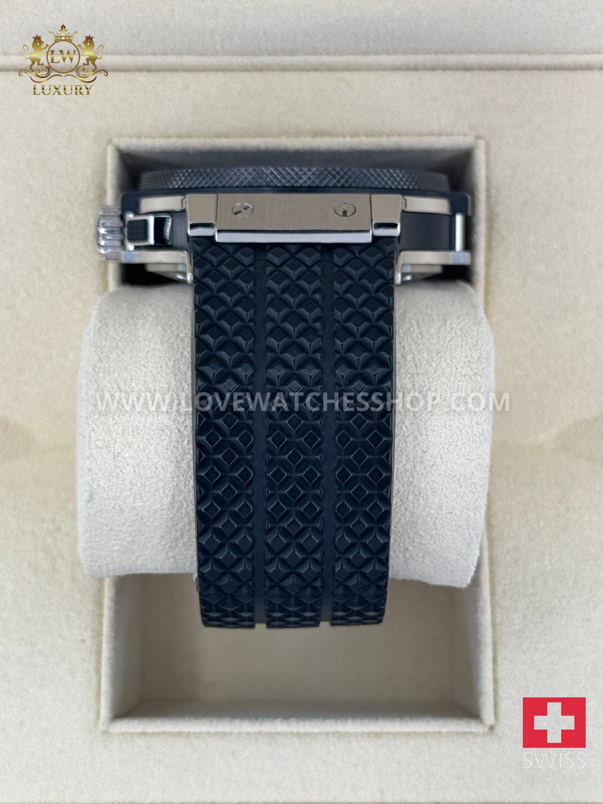 Big Bang Chronograph Steele Ceramic 44mm Stainless Steel Black Dial - Image 5