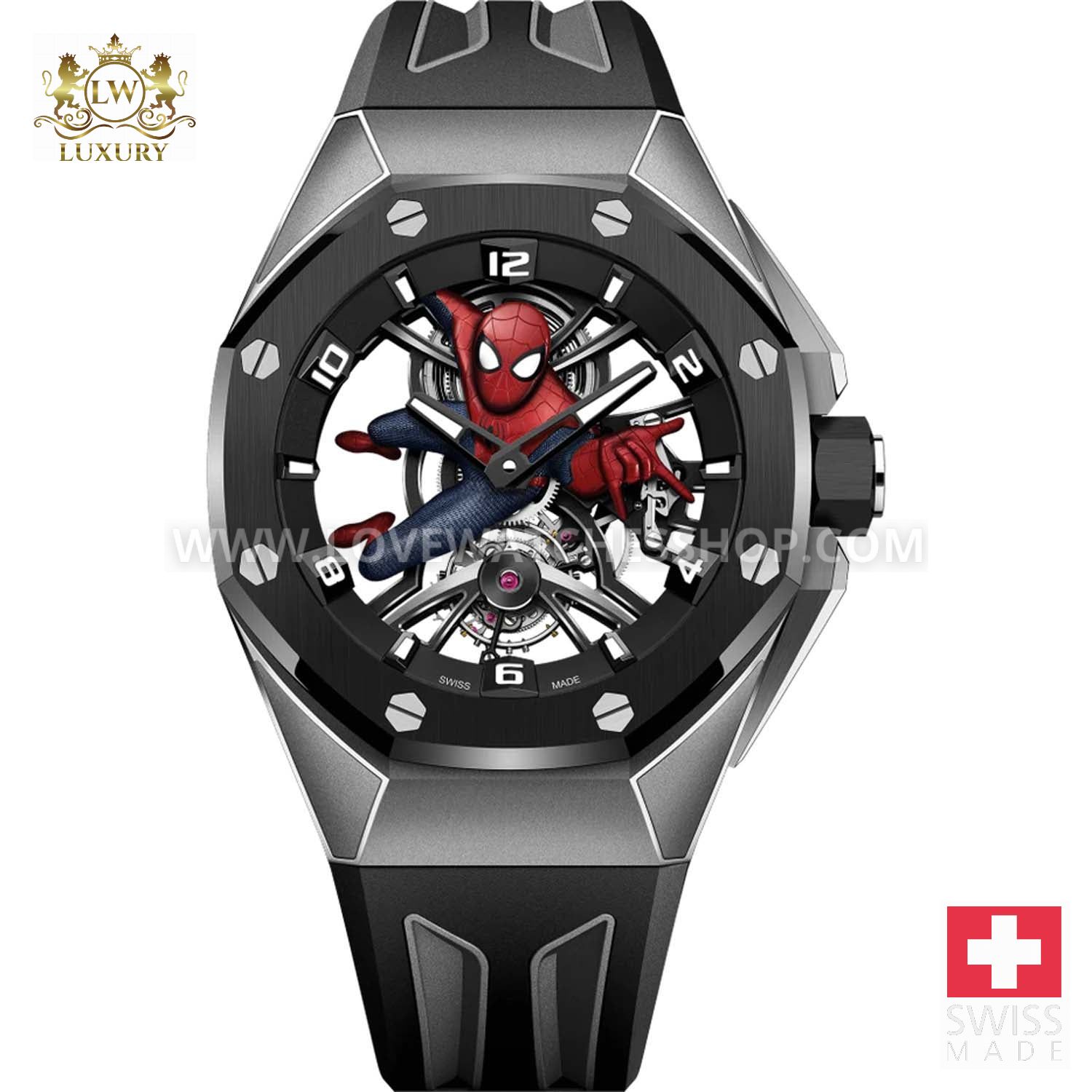 Audemars Piguet Royal Oak Concept Tourbillon Spider Man 42mm 26631IO.OO.D002CA.01 - الصورة 11