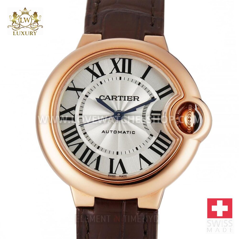 Cartier Ballon Bleu 33mm Steel 33mm Automatic On Strap