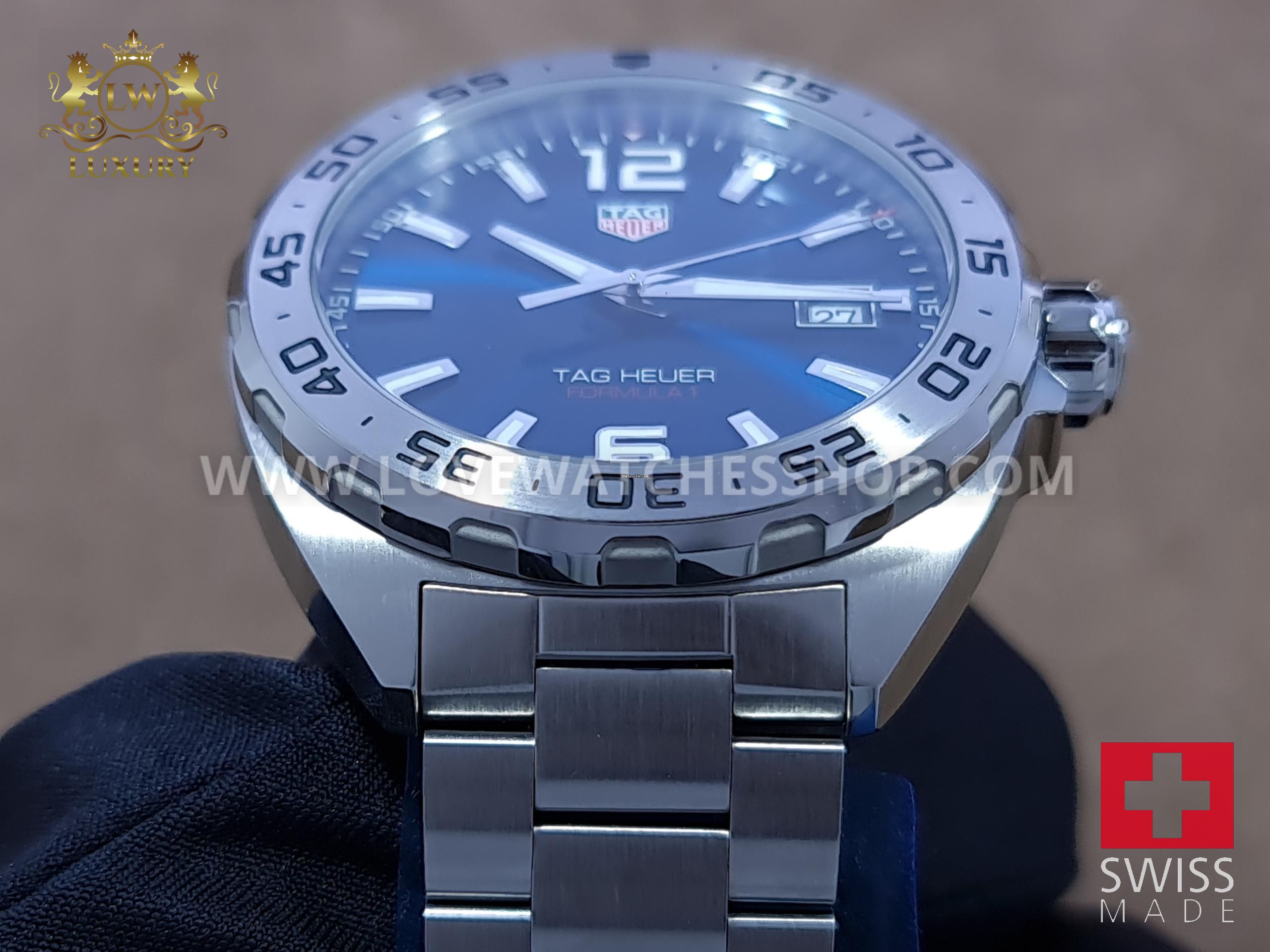 TAG Heuer Formula 1 Quartz 41mm Blue Dial Full Steel WAZ1118 BA0875 - الصورة 5