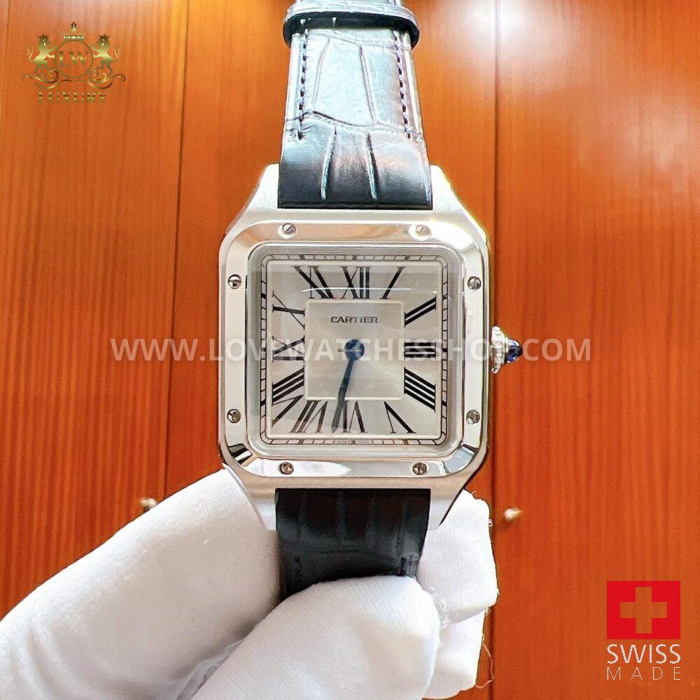 Cartier Santos Dumont (2025 New) Santos Dumont 38mm Leather Strap