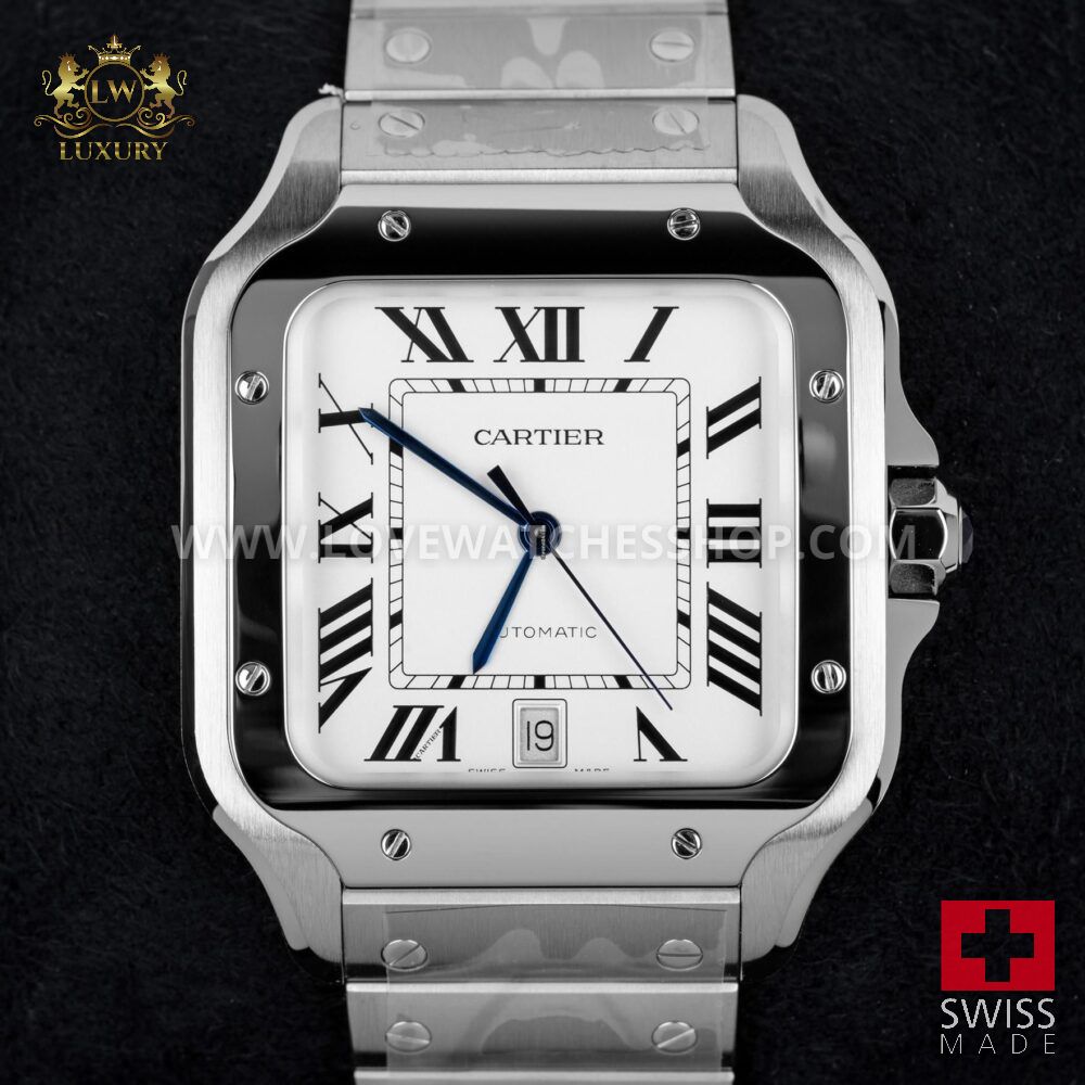 Cartier Santos NEW 2025 Santos WSSA0018 Large White Dial