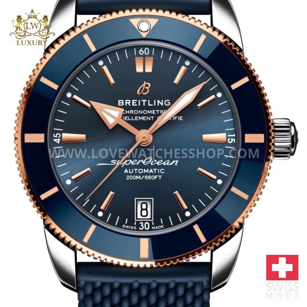 Breitling Superocean Heritage 42 B20 42mm Mens Blue Steel Watch NEW UNWORN UB2010161C1S1