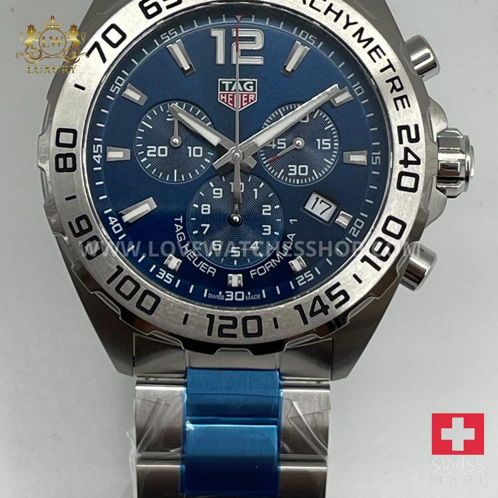 TAG Heuer Formula 1 Quartz chronograph blue steel men's watch CAZ101K.BA0842