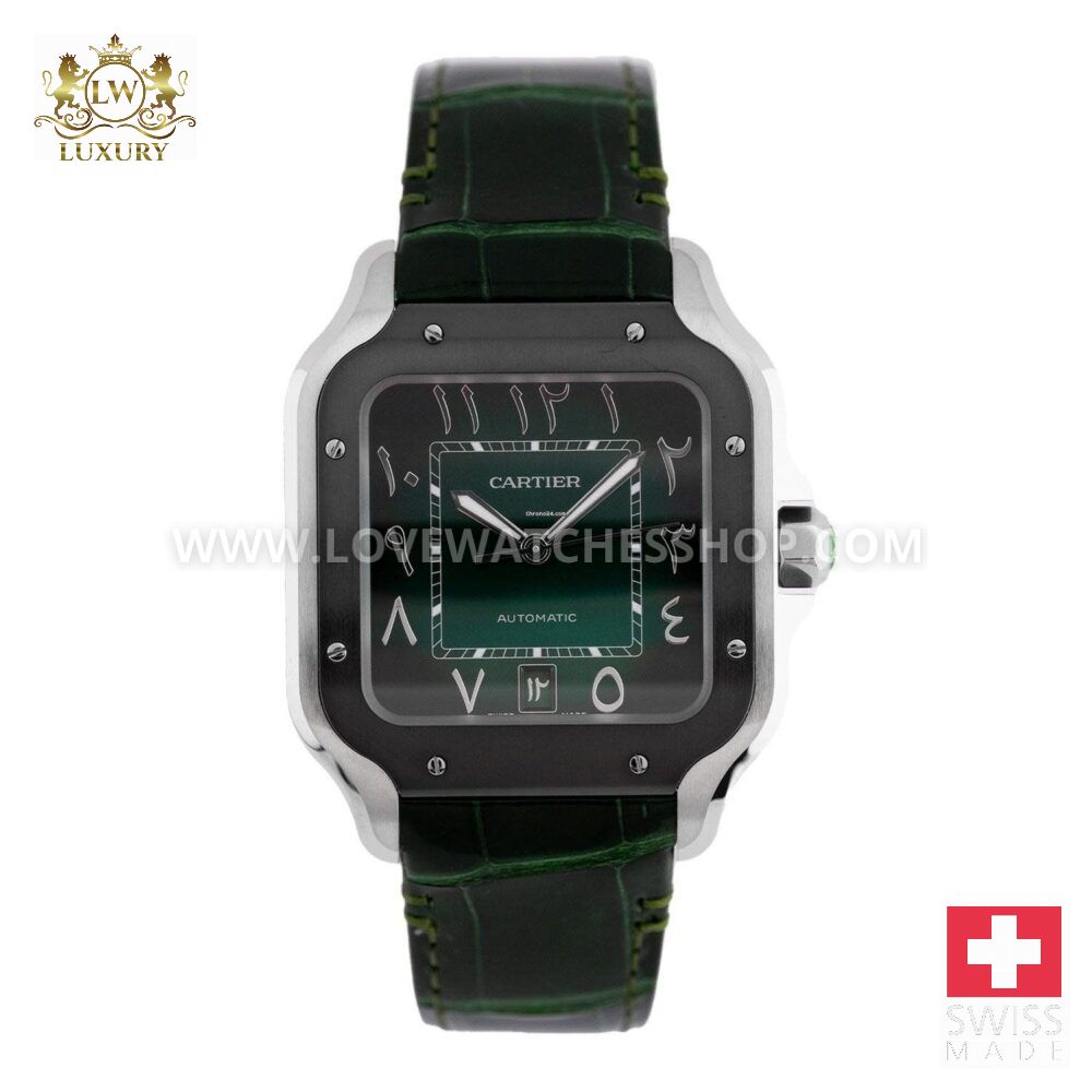 Cartier Santos Green Arabic Limited Edition 2025 - WSSA0055