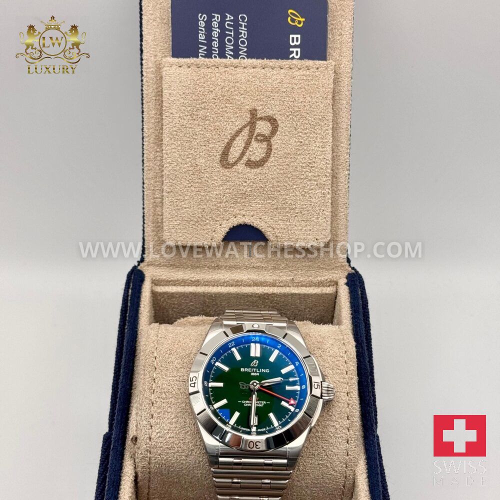 Breitling Chronomat GMT NEW 2025 40mm Green Chronomat GMT A32398101L1A1