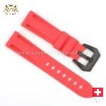 Red with black buckle