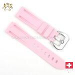 Pink with silver buckle