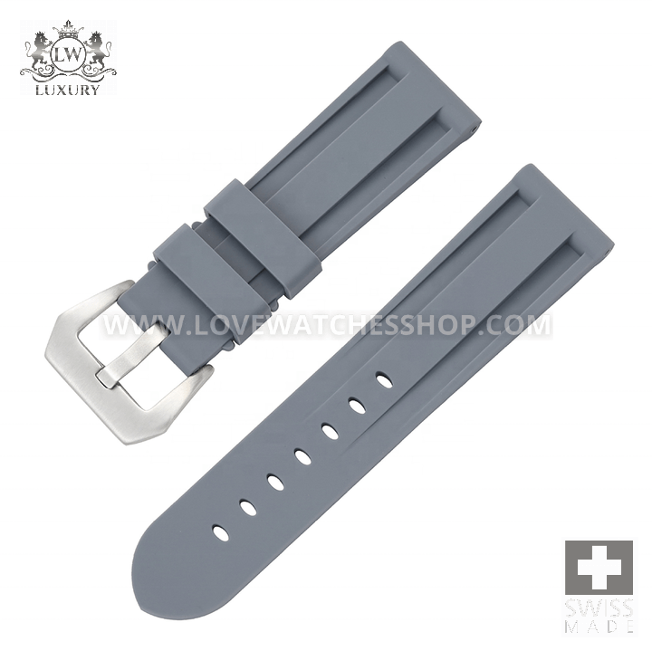20mm 22mm 26mm Replacement Rubber Watch Strap for Panerai Watch Band - Image 6