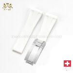 White-Silver buckle